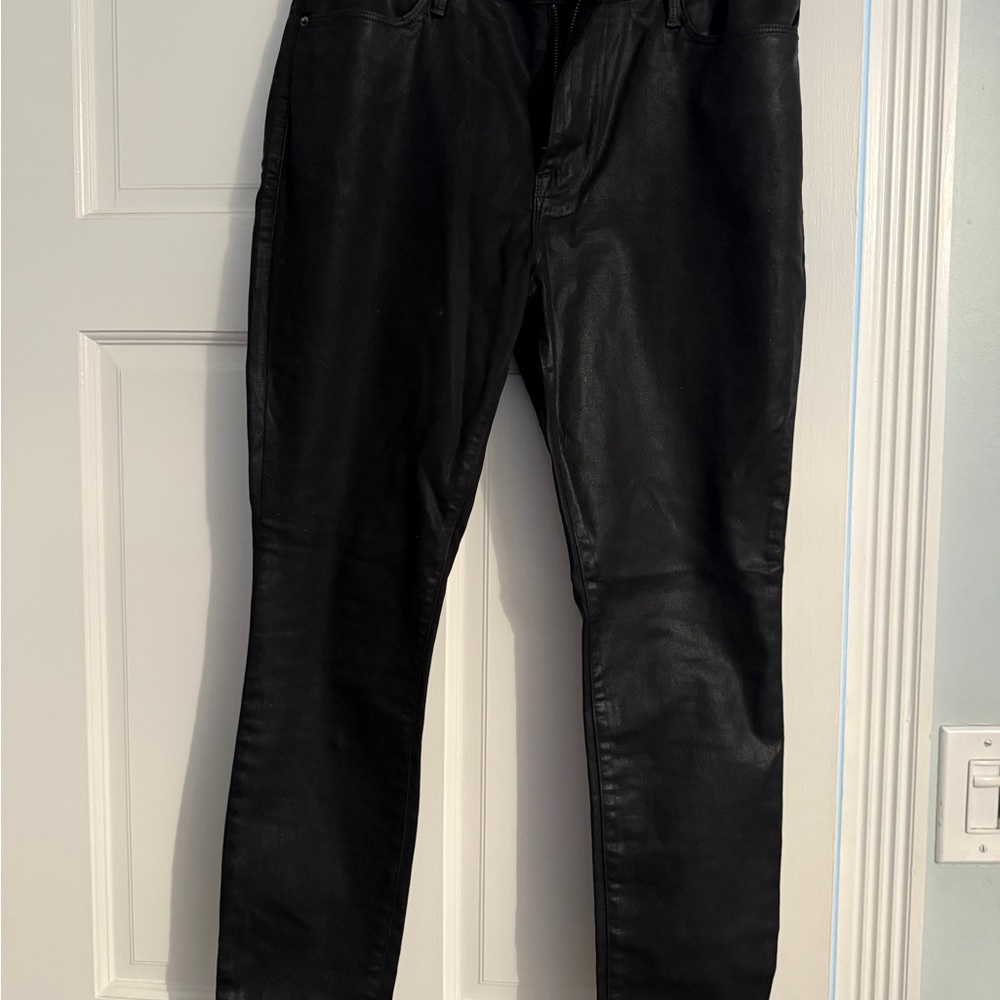 Frame Denim Black Skinny Jeans